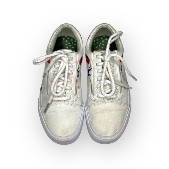 Vans® ✌︎  Old Skool Limited Edition Desert Embellished Sneaker ✌︎︎ White ✌︎︎ 7M - Picture 10 of 16